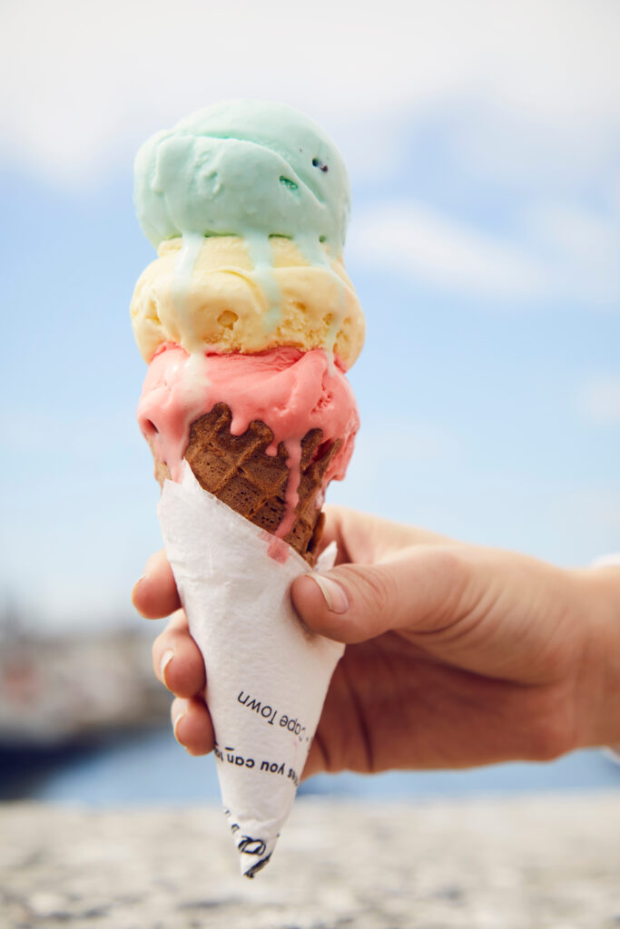 4. Most Ice Cream Scoops Balanced on a Cone