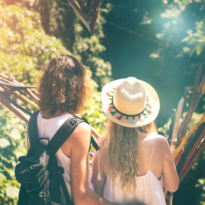 tourist couple