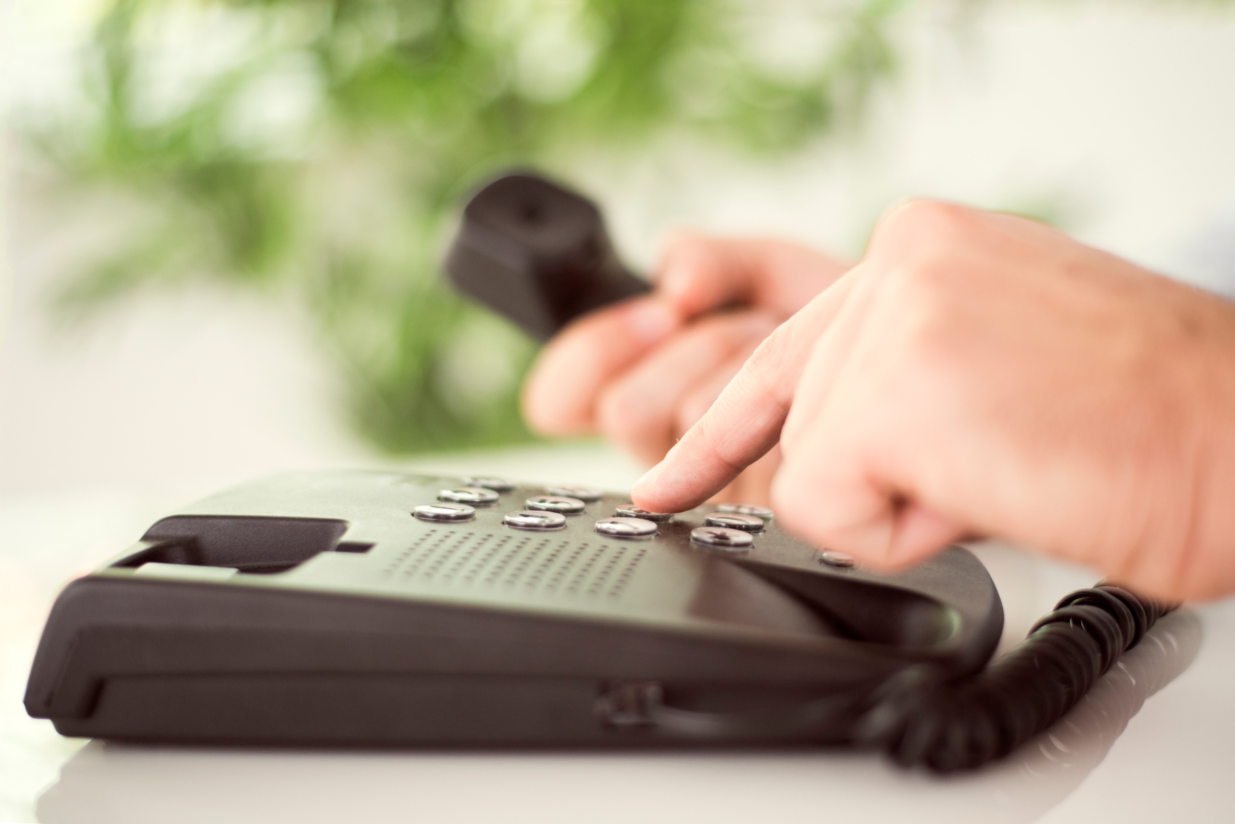 Using a Landline Phone