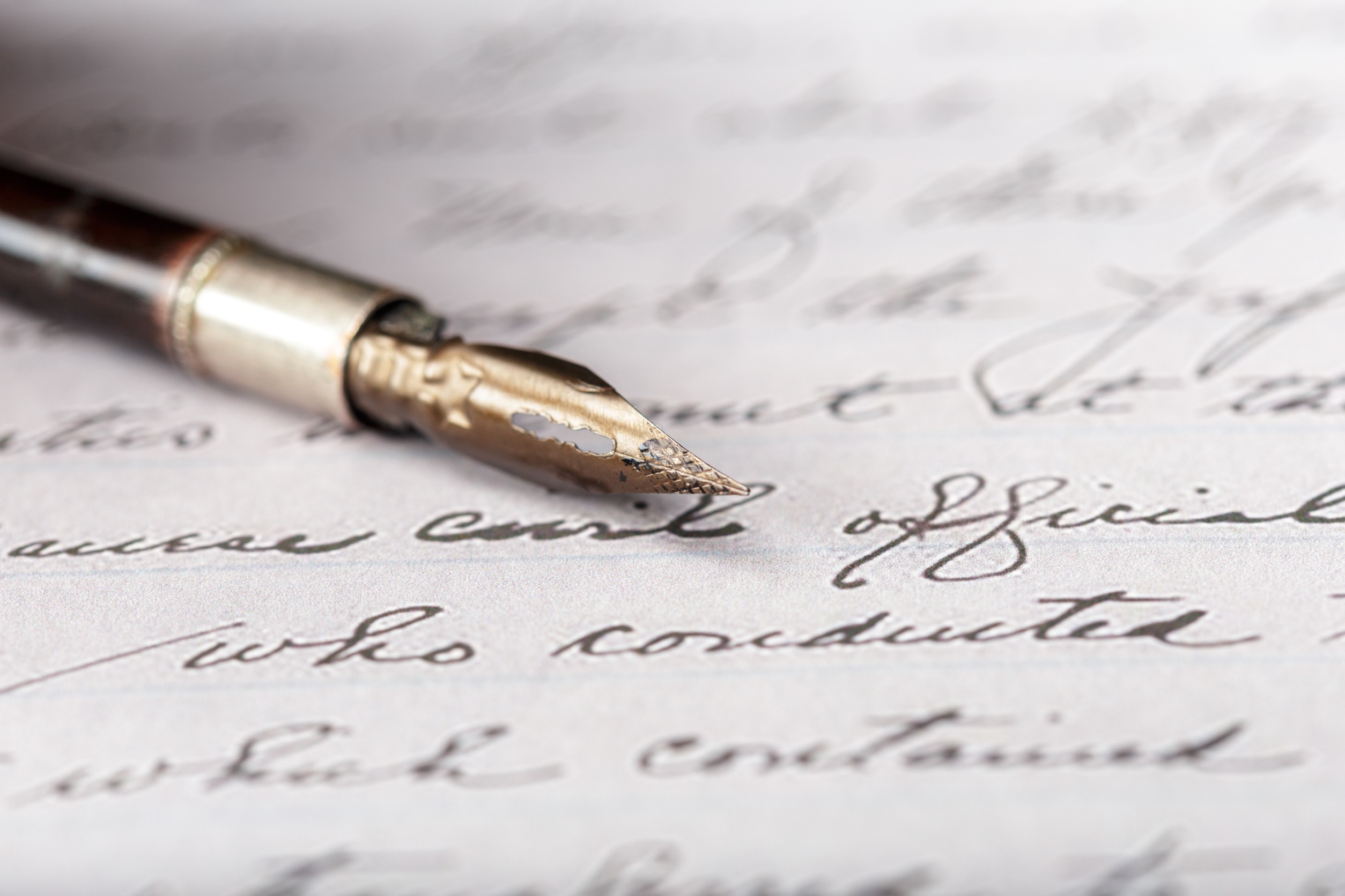 Writing in Cursive
