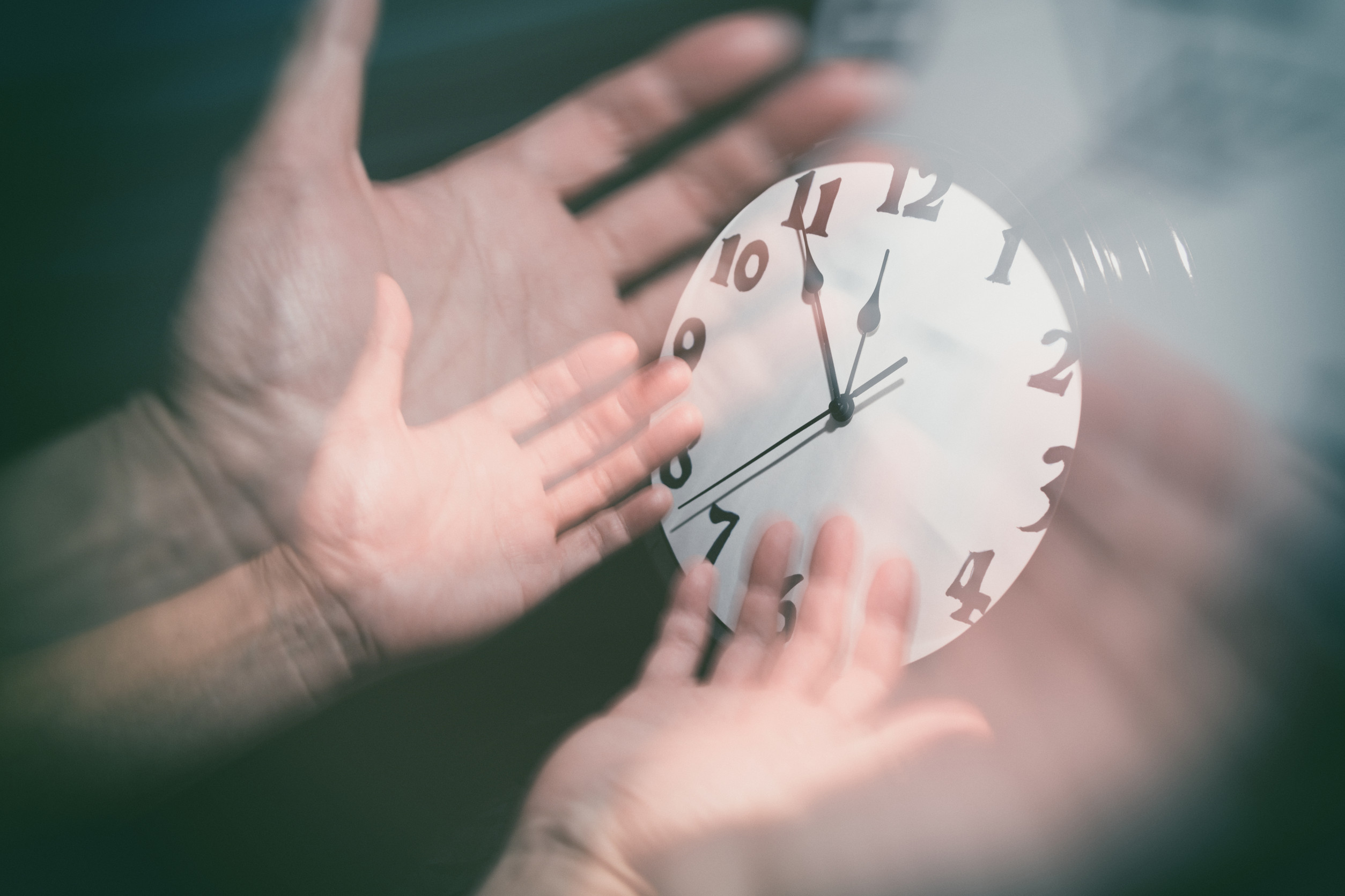 wall clock face , concept of time control