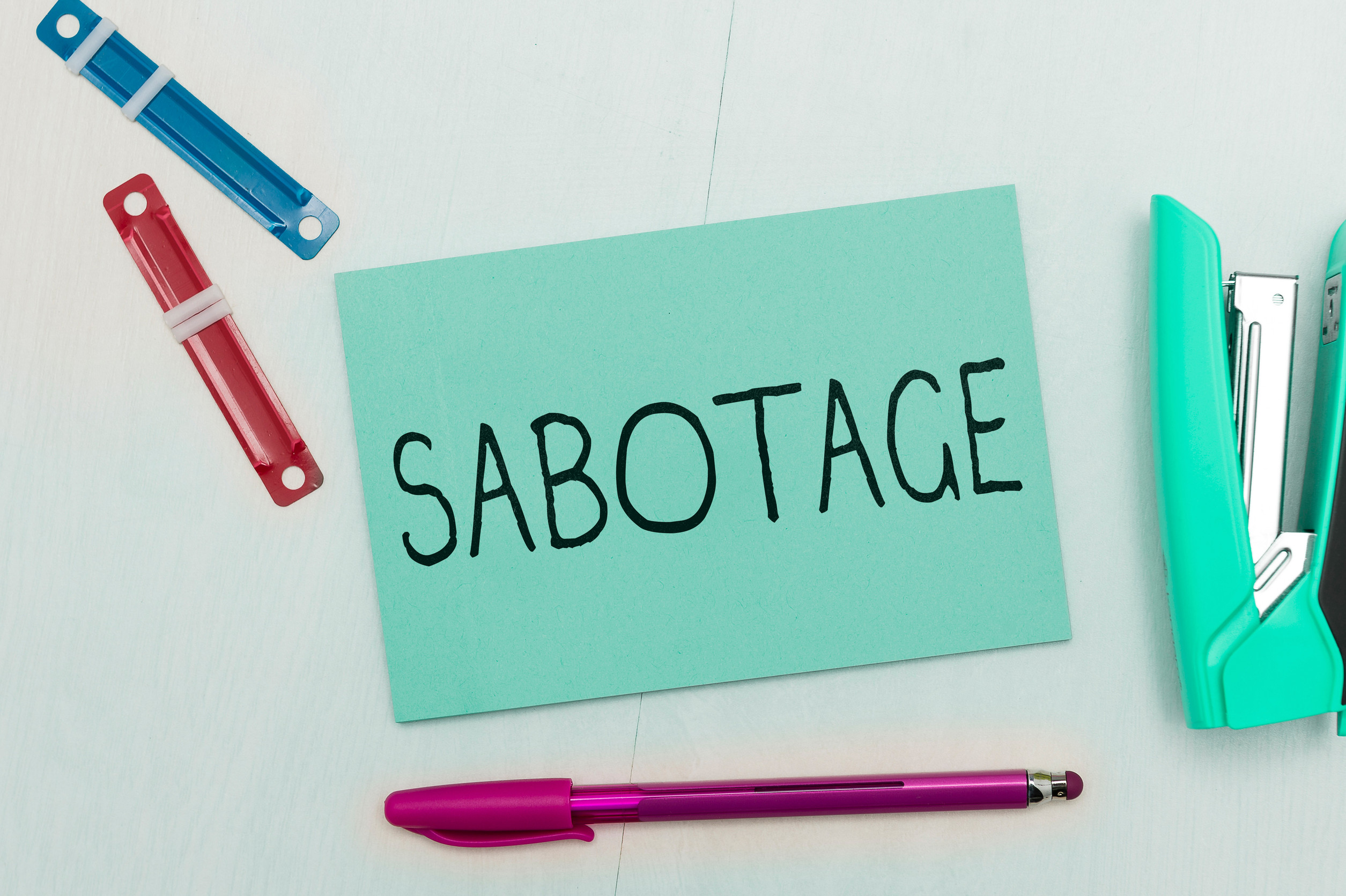 Sabotage Their Own Reputation