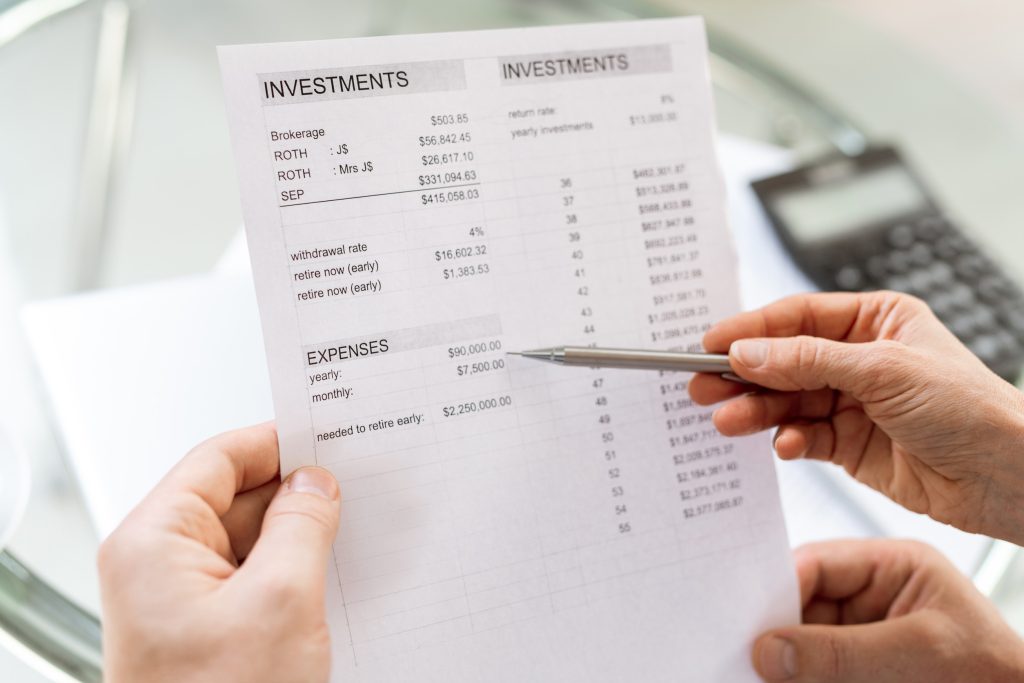 financial documents