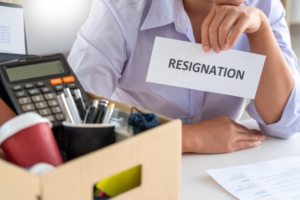  Resignation Letter