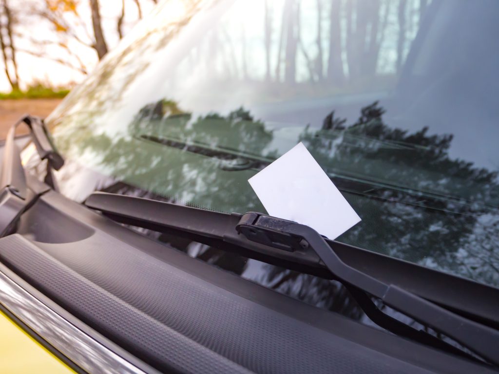 note on your car scam