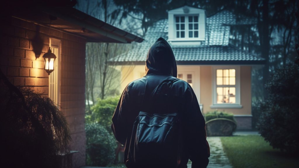 strangers are watching your house